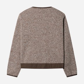 [디오디 공식]여성) 템프니트 가디건 자켓(BROWN)