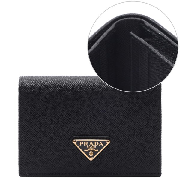 [부산점] [프라다] 26SS 여성 사피아노 삼각로고 반지갑 (1MV021 QHH F0002 26S)