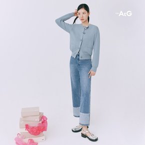 25SS 롤업 디테일 데님 팬츠