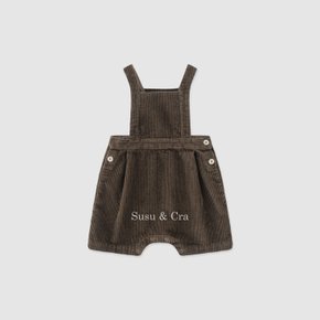 mini 벨몬트 코듀로이 오버롤 ㅡ 브라운