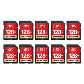 Gigastone 128GB SD UHS-I U1 Class 10 SDXC HD SD card Full HD 카드 10장 세트 메모리 카드