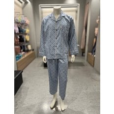 트라이엄프 100%순면 60수 문양 남성 파자마 블루 ( TCMPJ712BU )