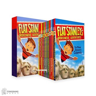 동방도서 (영어원서) Flat Stanleys Worldwide Adventures 1-15 챕터북 세트 (Paperback 15종)(CD미포함)