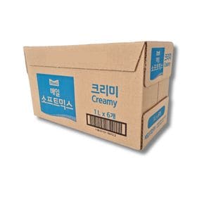 소프트믹스 M10 1L x 6개 1박스/아이스크림/아이스크림재료/아이스크림만들기/아이스믹스/아이스믹스