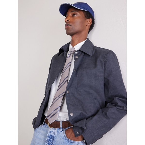 브루넬로쿠치넬리 로고 자수 포일 캡 46376663162997980