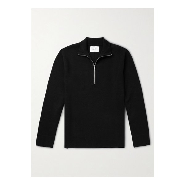 NN.07 하랄드 6530 니트 하프집업 스웨터 블랙 1647597321630024
