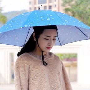 핵인싸템 머리에쓰는 우산 모자 핸즈프리 낚시 햇빛가리개
