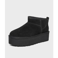 [정품] UGG 미국 어그 클래식 울트라 미니 플랫폼 1135092-BLK