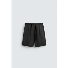 100 린넨 릴렉스핏 반바지 / 5070/903/800 BLACK