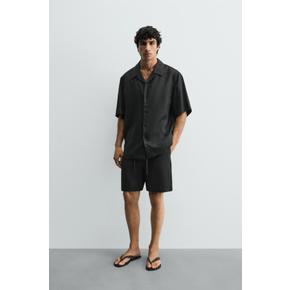 100 린넨 릴렉스핏 반바지 / 5070/903/800 BLACK