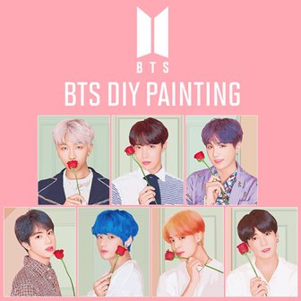 하비스 BTS 그림그리기 세트 방탄소년단 페인팅 40x50