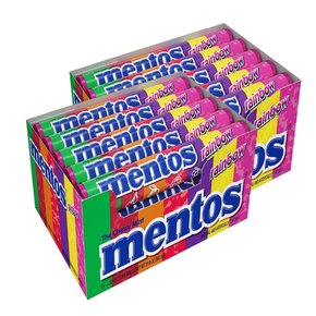 멘토스 민트 캔디 레인보우 Mentos Mint Candy 37.5g 15개입 2개