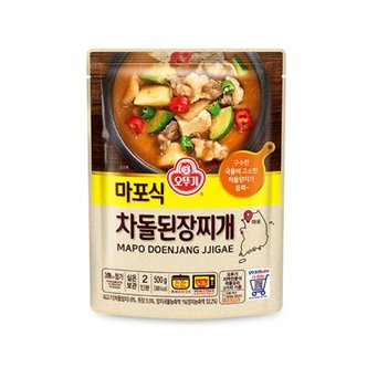 인정식탁 [오뚜기] 마포식 차돌된장찌개 500g x 12