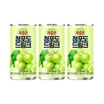  과일촌 청포도 드링크 175ml/ 20캔