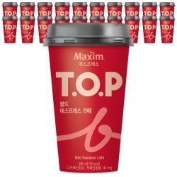 맥심 티오피 볼드 에스프레소 라떼 컵커피 300mlx20컵+아이스포장