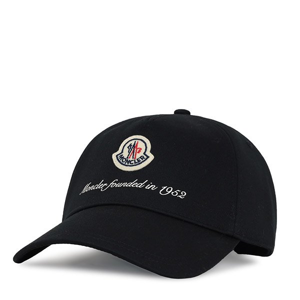 [부산점] 몽클레어 블랙 로고패치 레터링 볼캡 3B00002 0U162 999