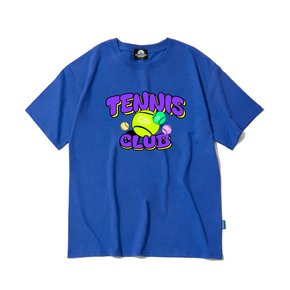 PURPLE TENNIS CLUB GRAPHIC 티셔츠 - 블루