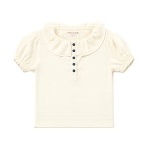 키즈 ULLA 퍼프 슬리브 티셔츠 마르지판 K3028S26 007