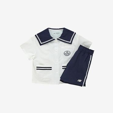뉴발란스키즈 NBgC_여아 세일러 카라 셔켓 셋업 (NK9YF2823G)