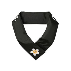 ice logo neck scarf black