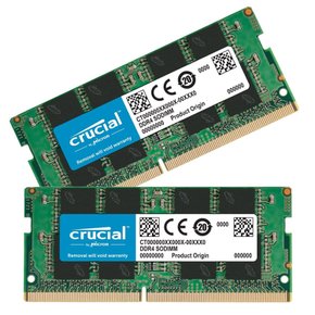 Crucial 노트북 PC용 메모리 PC4-25600(DDR4-3200) 16GB(8GBx2장) SODIMM CT8G4SFRA32A []