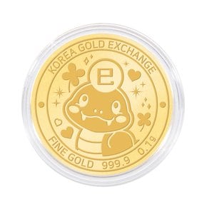 뱀 순금 코인(메달) 0.1g
