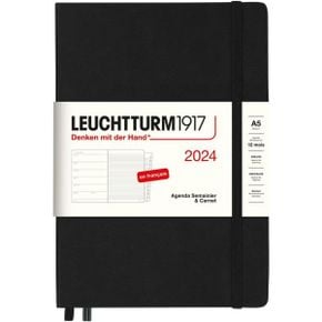 독일 불렛저널 로이텀 2024 다이어리 LEUCHTTURM1917 367726 Weekly Calendar Notebook Medium A