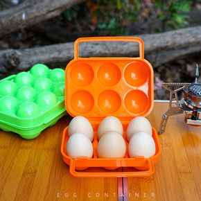 감성캠핑 캠핑 달걀통 캐리어 계란 도시락가방 에그트레이 12칸