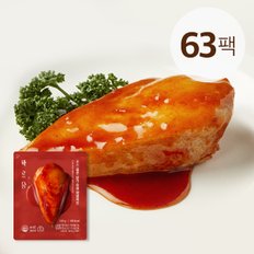 소스품은 닭가슴살 양념치킨맛 100g 63팩