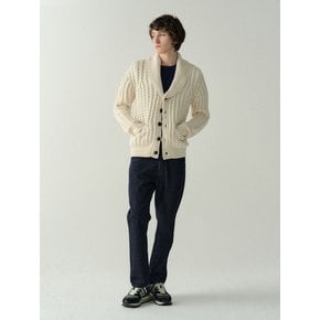 Shawl Collar Cardigan_Ivory