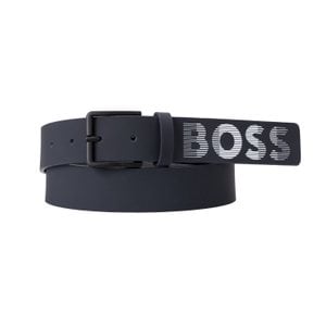 BOSS [30프로 할인][FA23] 이탈리아 소가죽 로고 프린트 벨트(50496761401)