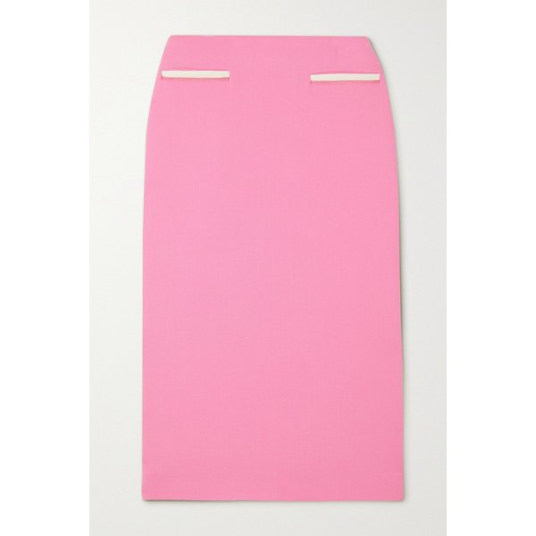 로웬로즈 울 크레이프 미디 스커트 핑크 1647597290186412