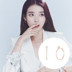 [아이유 PICK] WHITEMOND 14K 귀걸이 (JJMBEQ1BF532R4000)