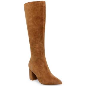 4484248 Steve Madden Nieve Womens Suede Pointed Toe Knee-High Boots