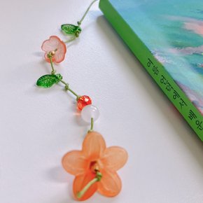 끈갈피 비즈 책갈피 DIY 만들기 키트 네잎클로버 은방울꽃 능소화 북마크 북마커]