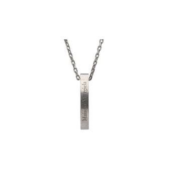  메종 마르지엘라 로고 링 네클리스 무광 팔라듐 Maison Margiela Logo Ring Necklace Matte Pall