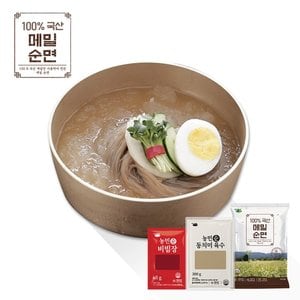  100%국산 메밀로만 순면14+동치미육수7+양념장7