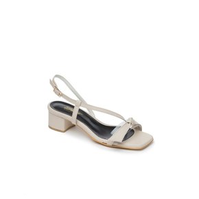 beige sentier ribbon sandles