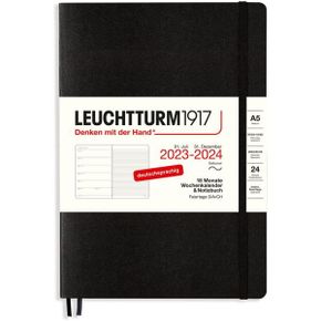 독일 불렛저널 로이텀 2024 다이어리 LEUCHTTURM1917 367865 Weekly Calendar Notebook Softcove