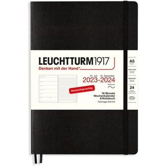  독일 불렛저널 로이텀 2024 다이어리 LEUCHTTURM1917 367865 Weekly Calendar Notebook Softcove