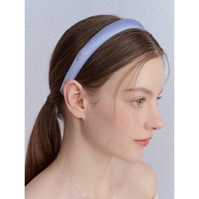 double heart cubic hairband_blue