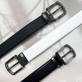 플럼도트 국산천연소가죽 핀벨트YG01 유공벨트 분리형