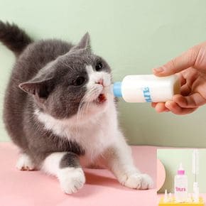 애완동물 젖병 세트 강아지 고양이 반려동물 60ml