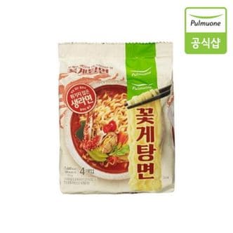 풀무원 생면식감 꽃게탕면 4인[32675551]