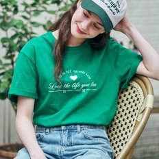 / MET love present t-shirt green