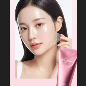 초저분자 콜라겐 랩핑 마스크 100ml 3개 200달톤 피부 모공 타이트닝 탄력 영양 수분 보습 장벽 관리 케어