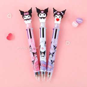 산리오 쿠로미 6색 볼펜 필기구 학용품 입학 선물 1개