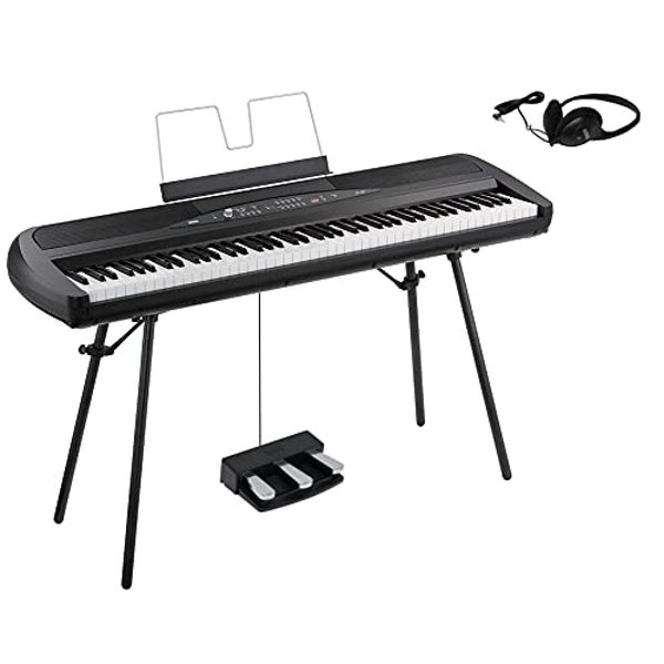 KORG 코르그 전자 피아노 DIGITAL PIANO 88 건반 SP-280 BK 블랙 (②3개 페달 세트) - SSG.COM