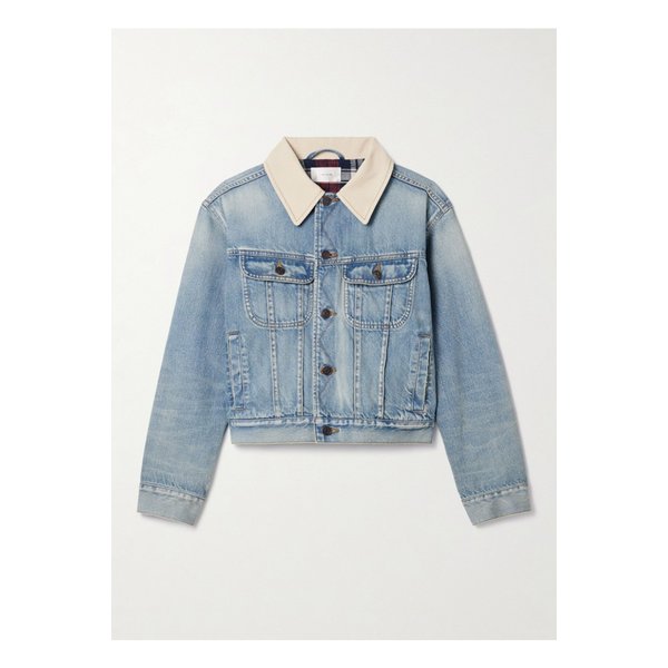 조라스 트윌 트리밍 데님 재킷 블루 1647597359618532