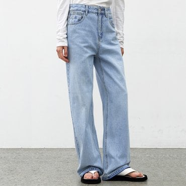 나인(Atelier Nain) (택가:79,000원)루즈 스트레이트 데님 팬츠(X-PT-5679)